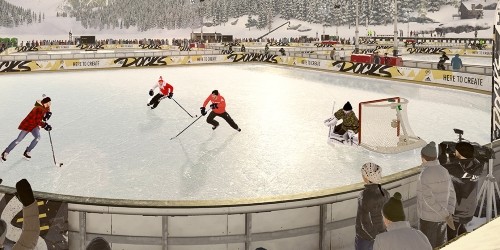NHL -  på en utomhusrink nära dig?