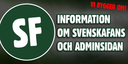 Nu uppdaterar vi SvenskaFans admin och sajt