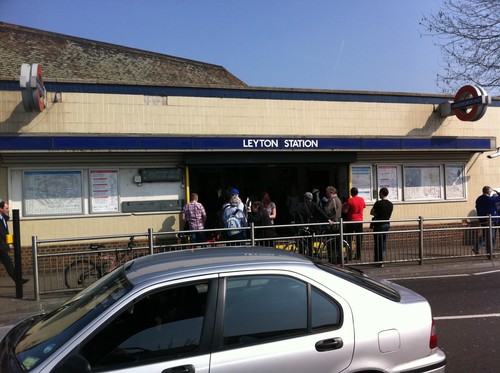 Tunnebane stationen Leyton