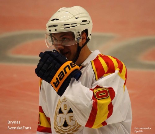 Johan Larsson var den bästa spelaren ute på isen