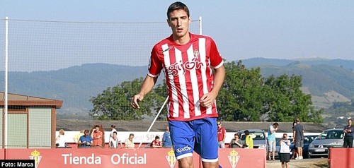 Stefan Scepovic i Sporting Gijón 2013