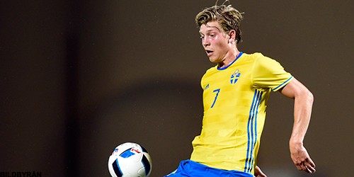 Alexander Fransson, svensk landslagsdebutant