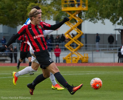 Felix Beijmo gör 3-0 mot Akropolis.