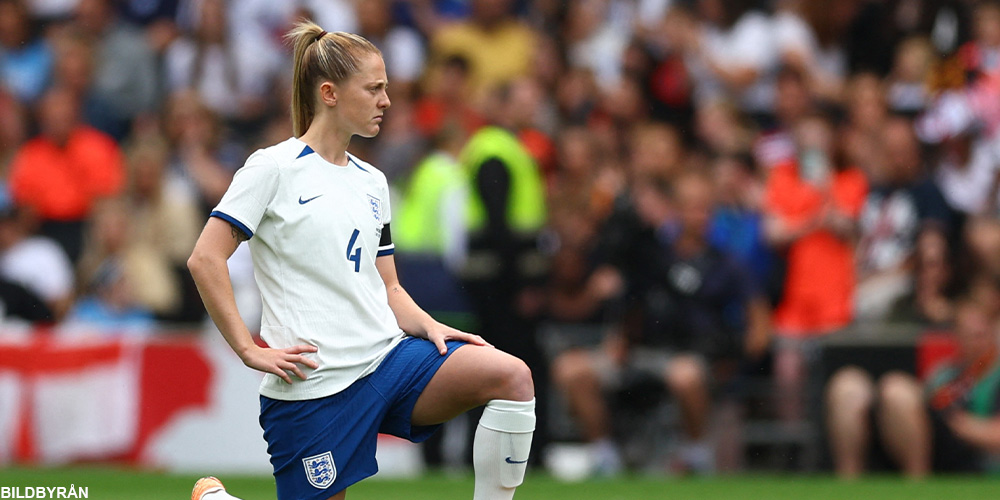 Keira Walsh, bjässe på det centrala mittfältet i EM och har under säsongen i Barcelona utvecklats ytterligare. Viktig spelare för England i VM.